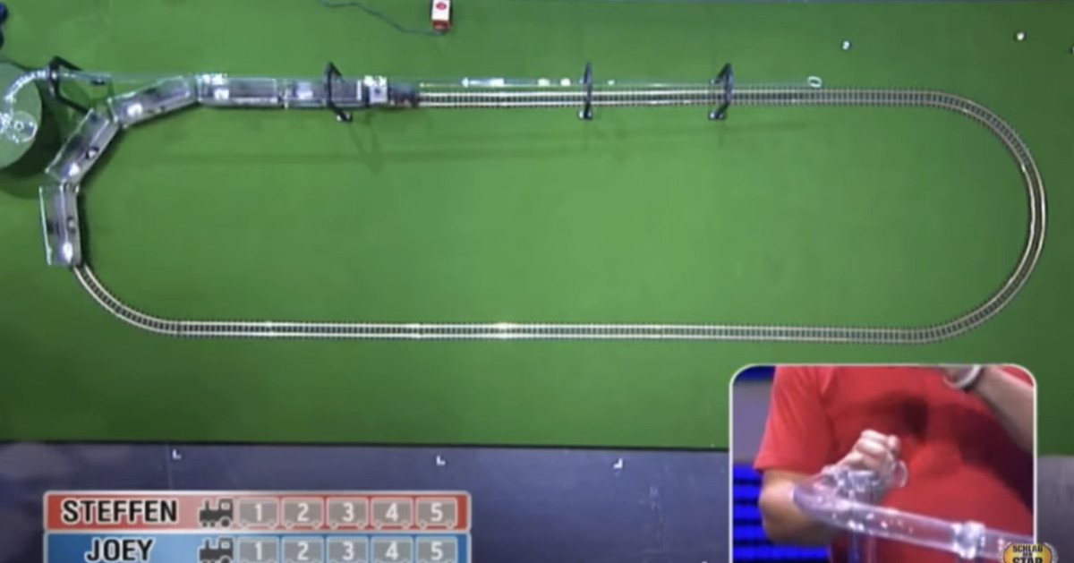 The Internet is true that the temptation of this strange game of German marble train The Internet is true that the temptation of this strange game of German marble train