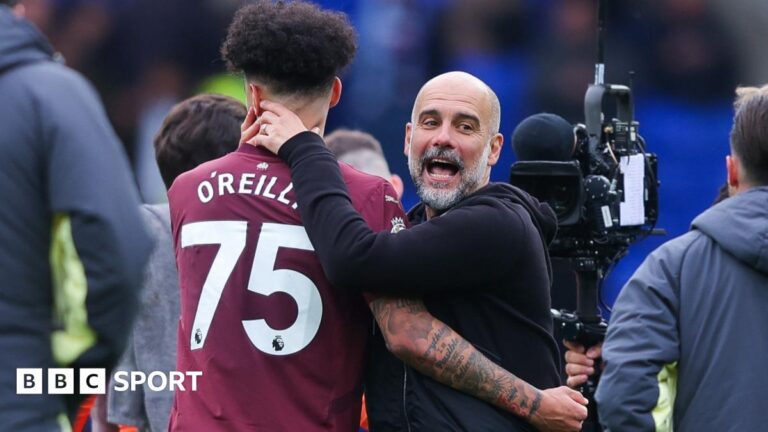 Everton 0-2 Manchester City: Pep Guardiola ‘Guern Munich win in Cheiz for Champions League