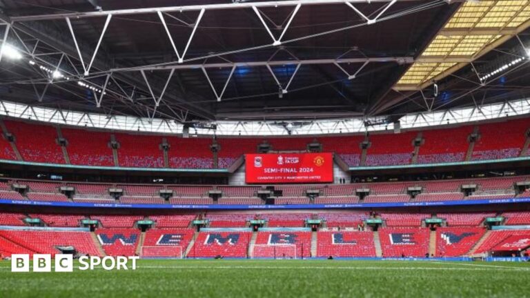 Why is he playing in Wembley before the FA Cup finals?