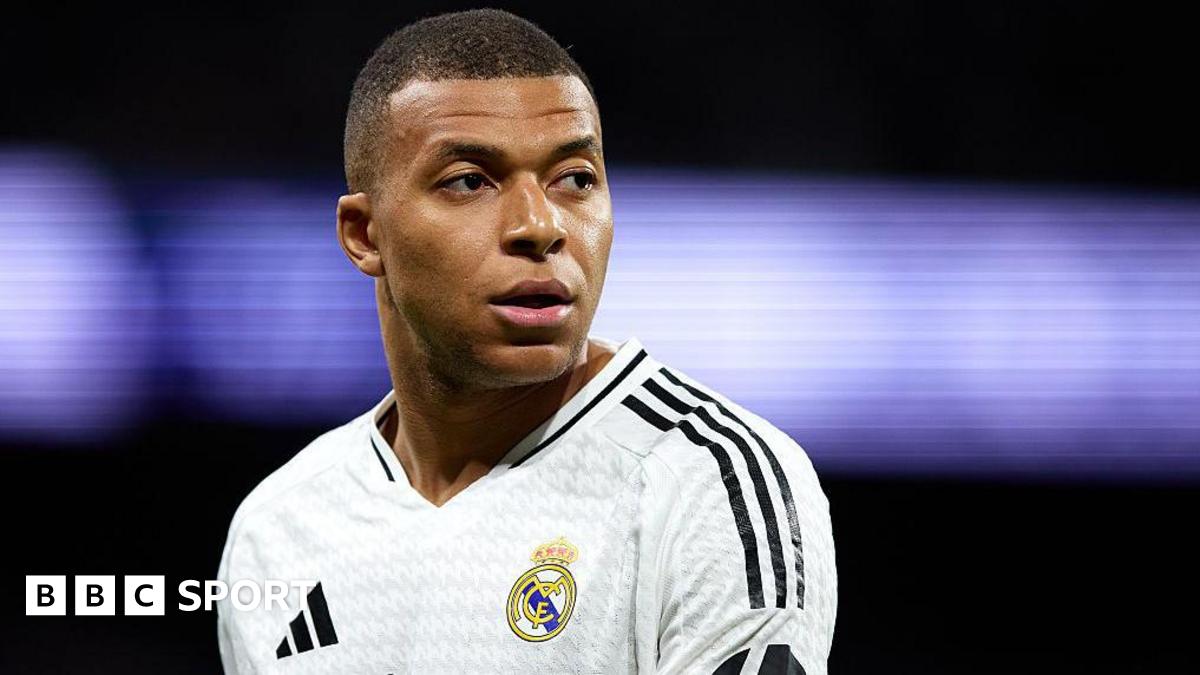 Real Madrid striker Kylian Mbappe has been fined for a red card against Alavs. Real Madrid striker Kylian Mbappe has been fined for a red card against Alavs.