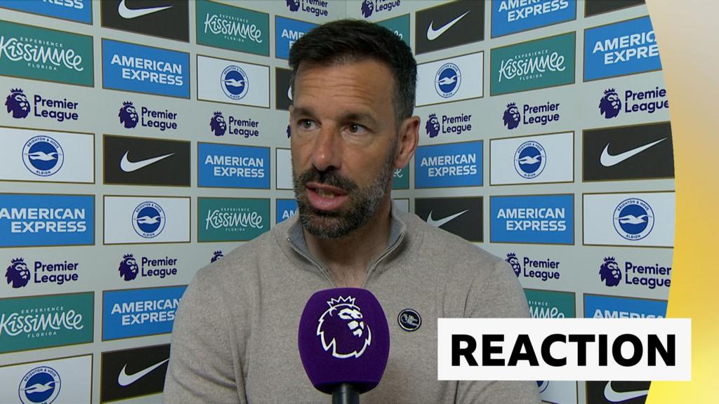 Brighton 2-2 Leicester: Rud van Nistelroy interview for MOTD Brighton 2-2 Leicester: Rud van Nistelroy interview for MOTD