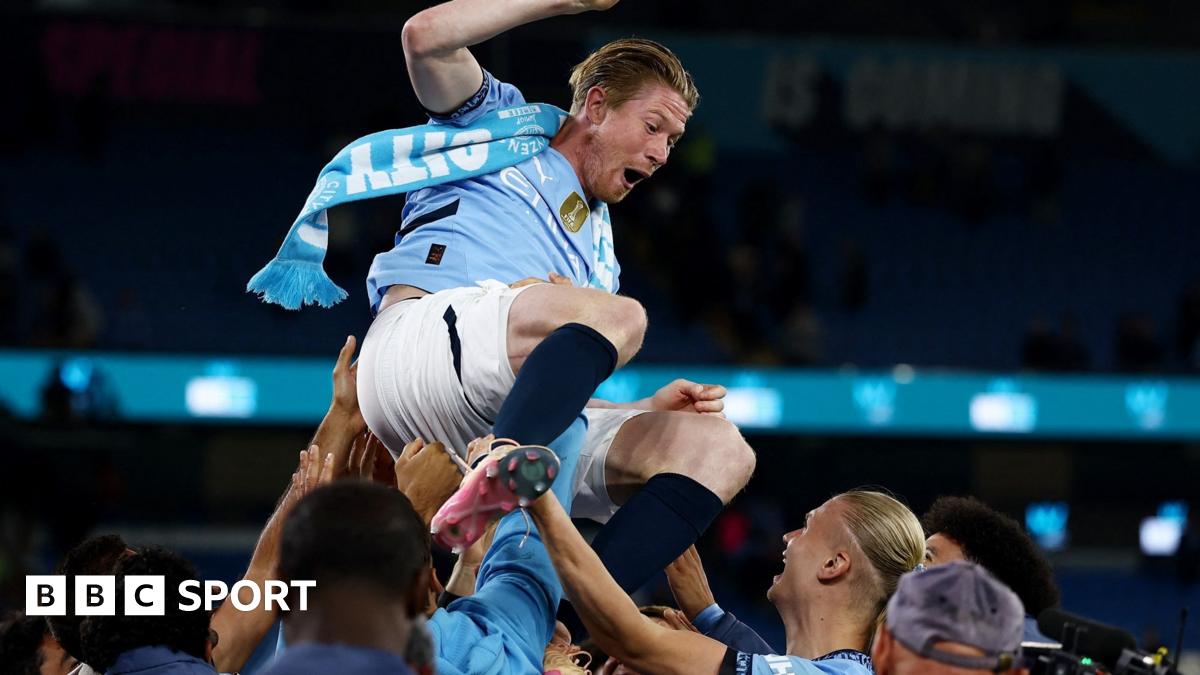 Kevin de Bruyne: Manchester City say goodbye to the Etihad Stadium Kevin de Bruyne: Manchester City say goodbye to the Etihad Stadium