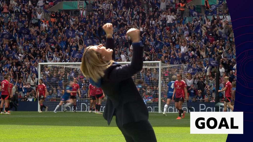 Chelsea’s two goals against Manchester United Chelsea’s two goals against Manchester United
