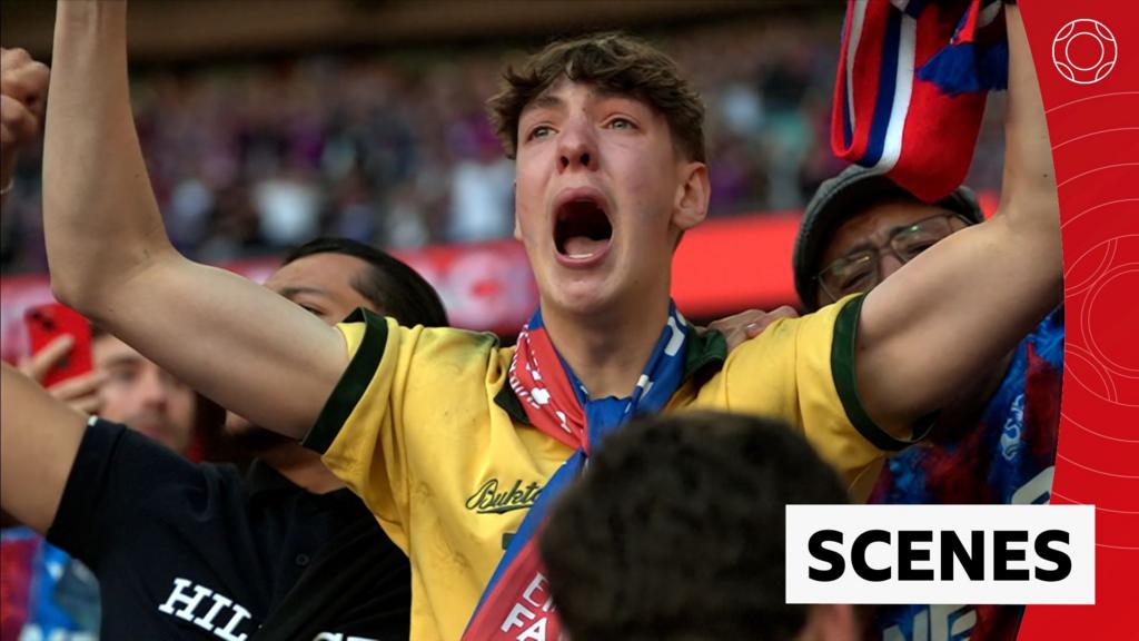 ‘The eagles land!’ – Look at the emotional scenes of Ful Time while Palace wins the England Cup. ‘The eagles land!’ – Look at the emotional scenes of Ful Time while Palace wins the England Cup.